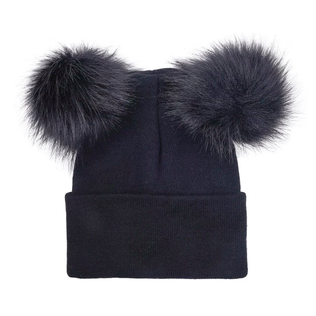 Gorro Pompom Duplo Skullies