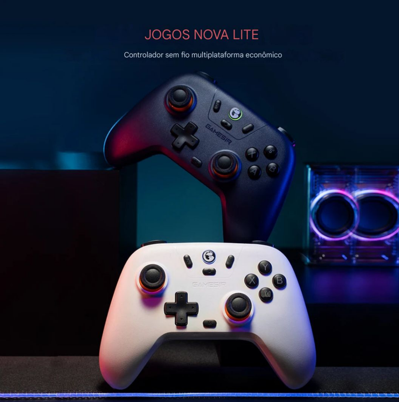 GameSir T4 Nova Lite Switch Controller Hall Effect Gamepad for Nintendo Switch iPhone Android Mobile Phone Windows PC Steam