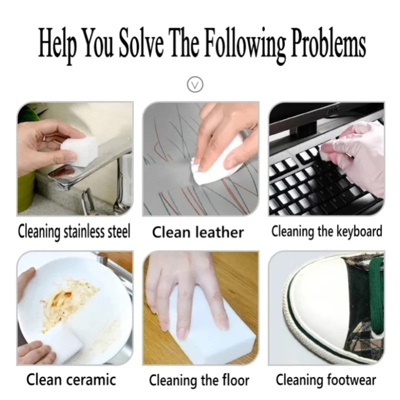 Melamine Sponge Magic Wipe  Home Cleaner Cleaning Office Bathroom High Density Kitchen Tools Wholesale Miracle Items esponjas